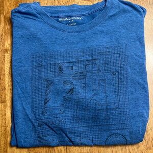 Banana Republic Blue Binoculars T shirt